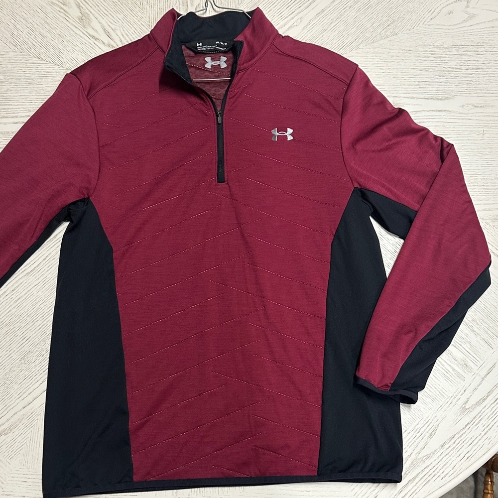 Under Armour Men's Burgundy and Black Lightweight Jacket